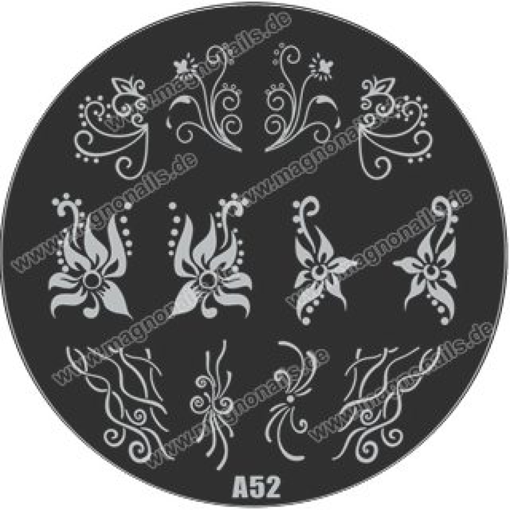 Nail Stamping Schablone