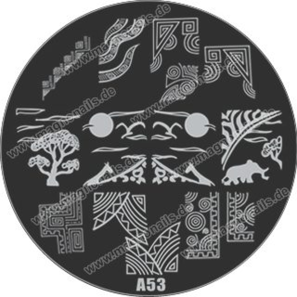Nail Stamping Schablone