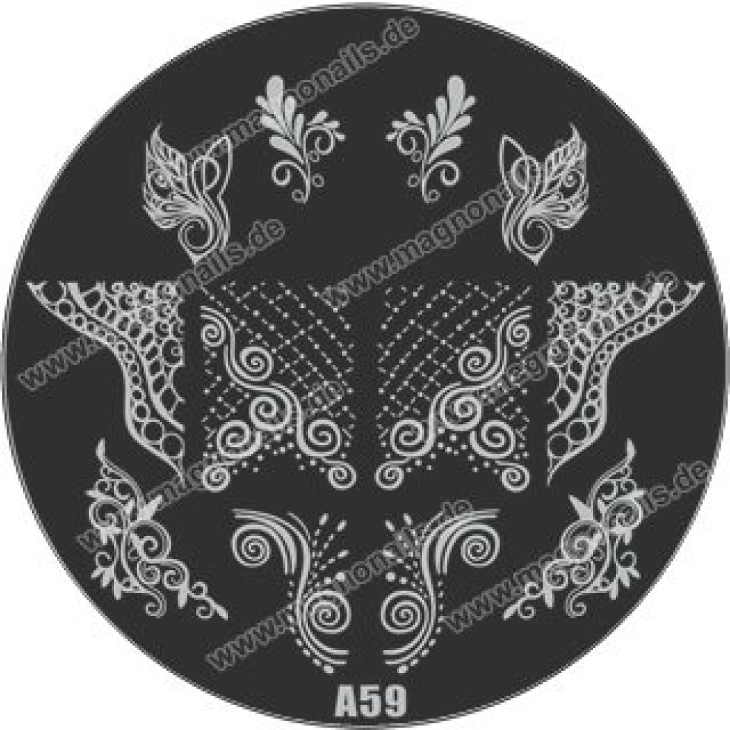 Nail Stamping Schablone