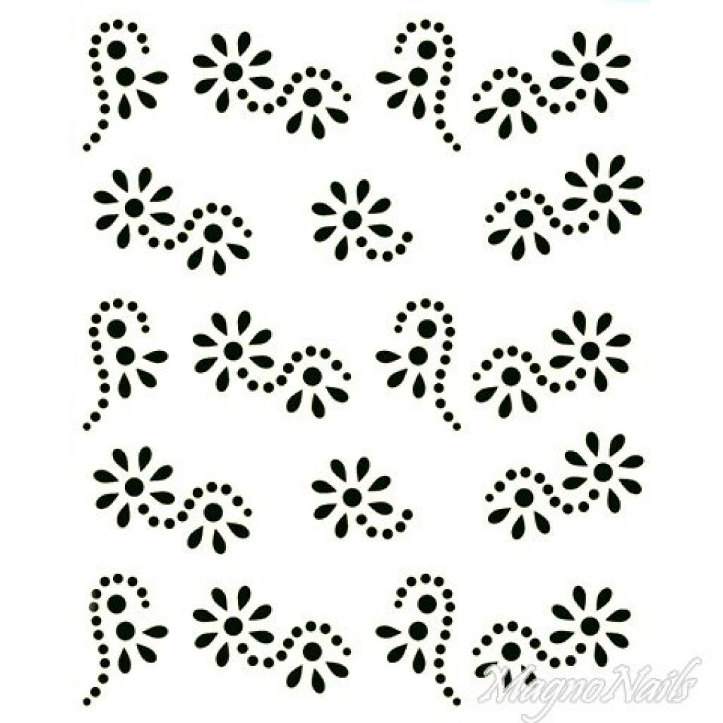 Crystal Nail Sticker - Bindis - schwarz Strasssteine Strass Aufkleber selbstklebende Nailart Nail art