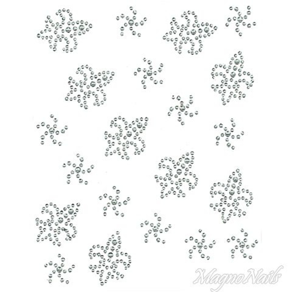 Crystal Nail Sticker - Bindis - crystal Strasssteine Strass Aufkleber selbstklebende Nailar Nail art