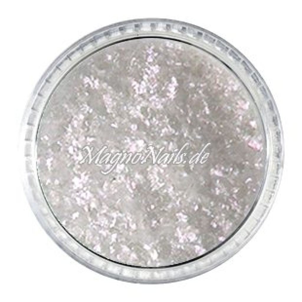 Diamond Pigment weiß-rosa grob Nageldesign Nägel Nail