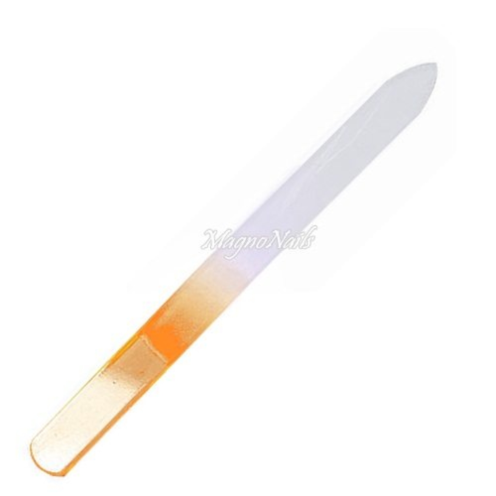 Glasfeile orange Glas Feile Nagelfeile Nägel Nageldesign