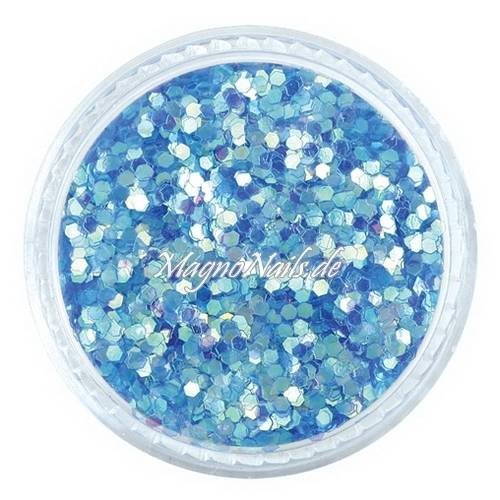 Nail Art Pailetten hellblau 1mm Nägel Nails Nailart Nageldesign Nagel GlitzerPailetten