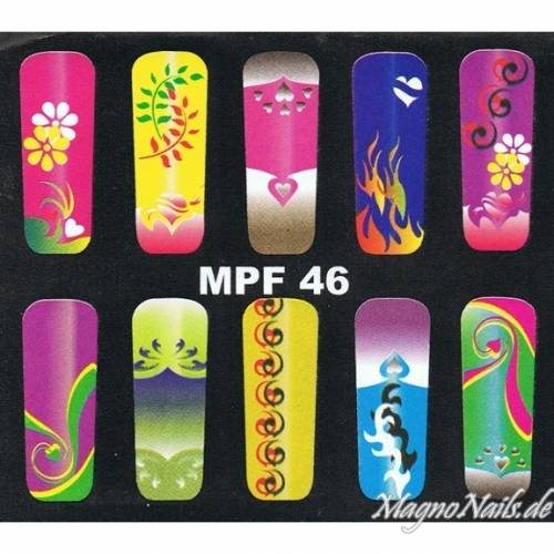 MPF 46 Airbrush Schablone