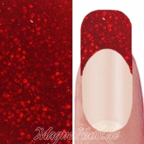 Nail Art Transfer Folie 1,5m - Nail Foil - Red Glitter Nagelfolie Nageldesign Folie Tranferfolie Nailart