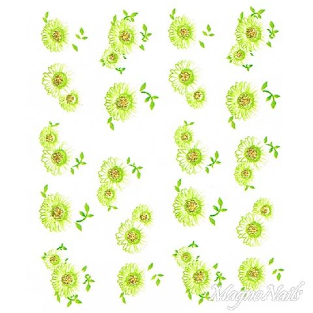 2D Nail Art One Stoke Sticker