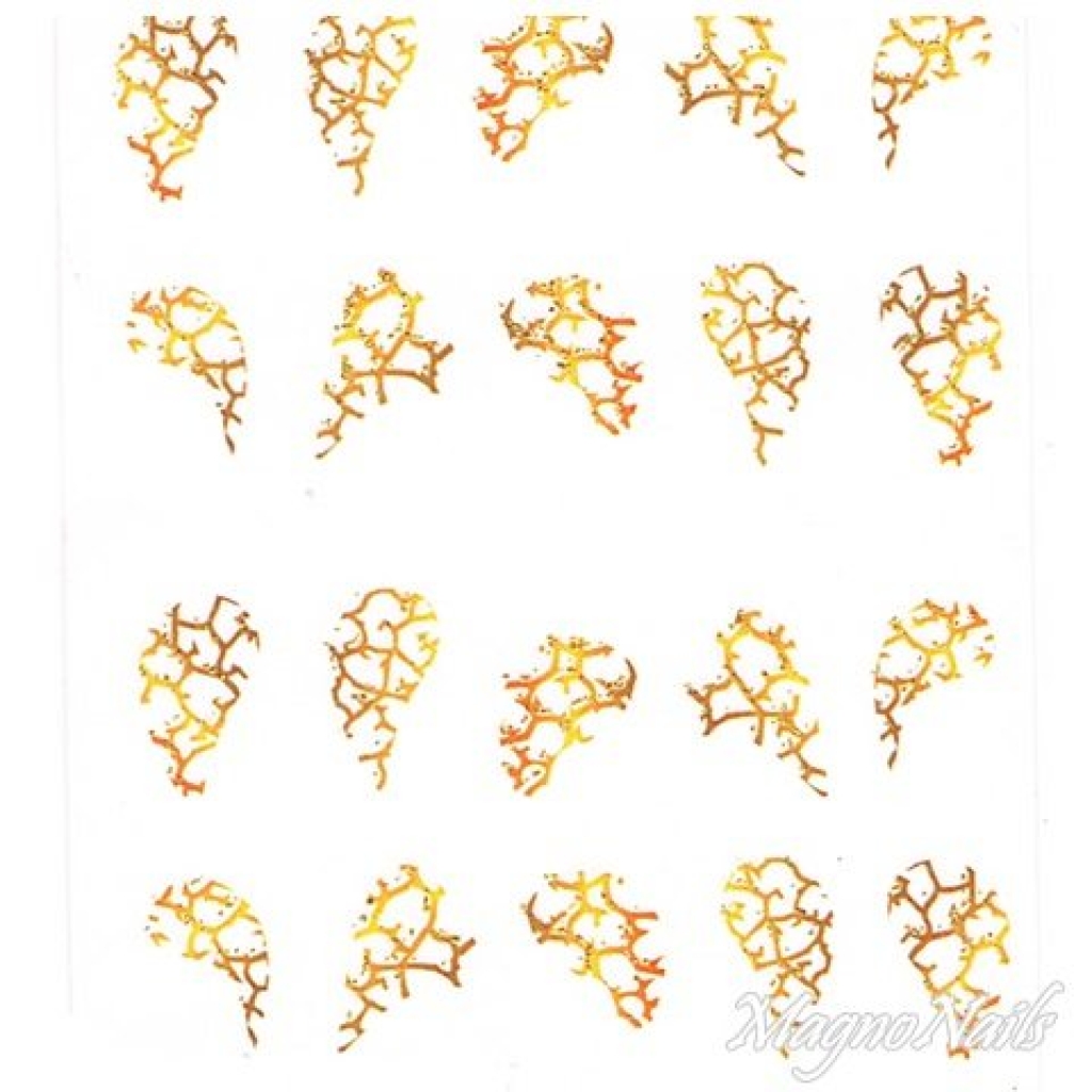 2D Nail Art One Stoke Sticker
