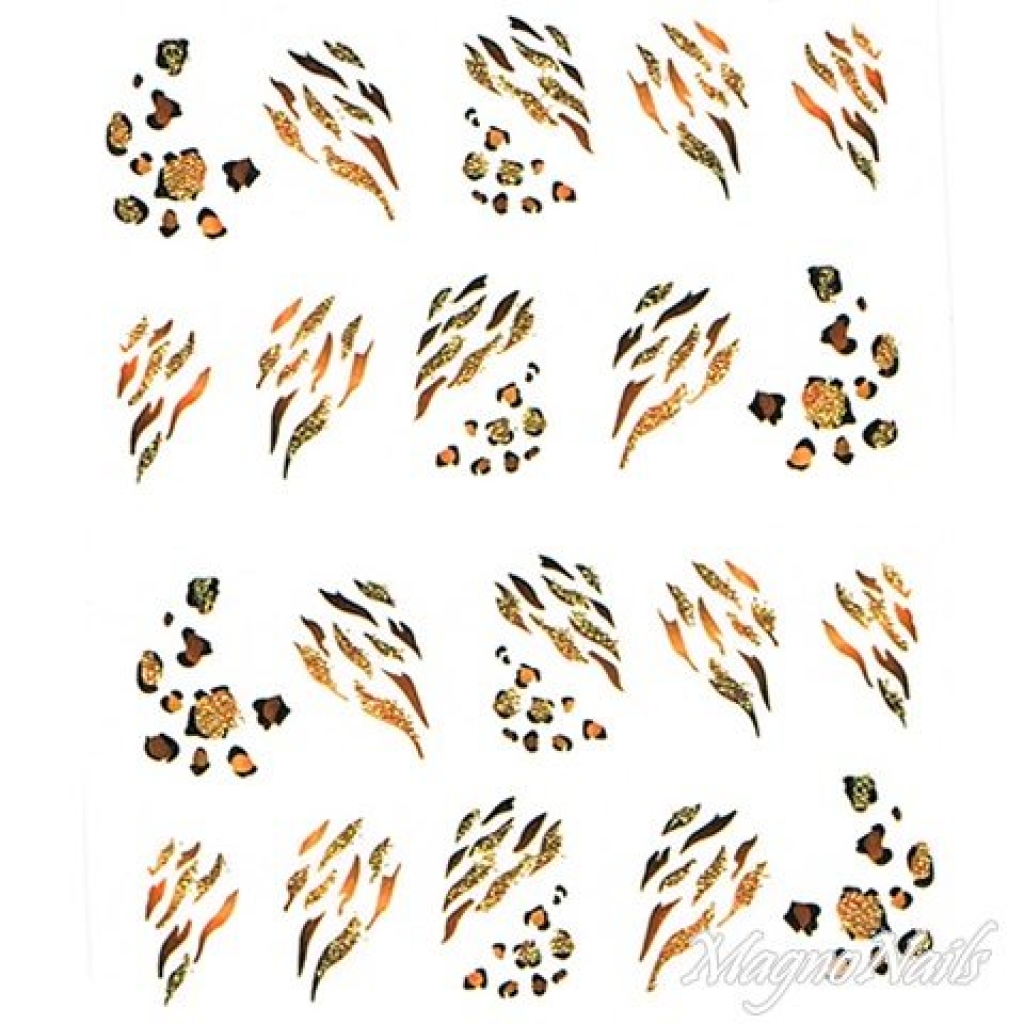 2D Nail Art One Stoke Sticker