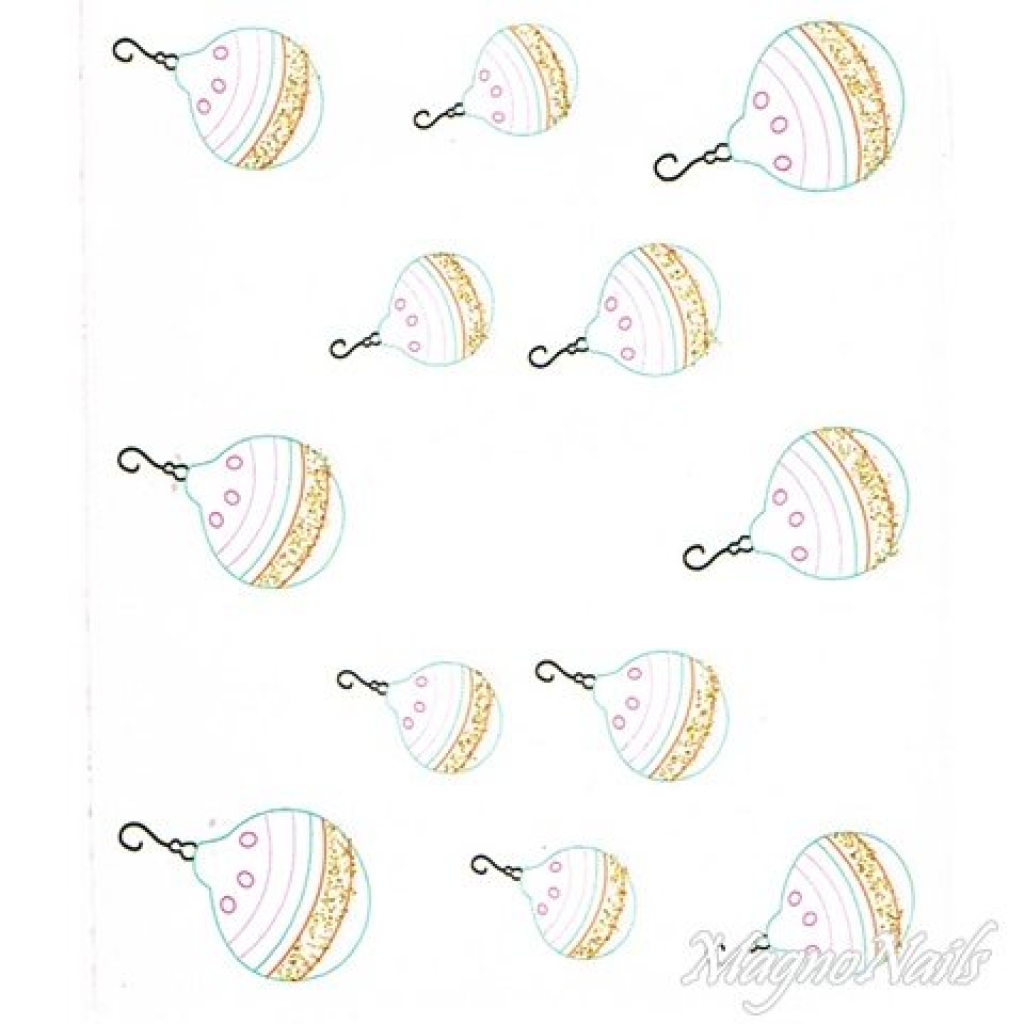 2D Nail Art One Stoke Sticker
