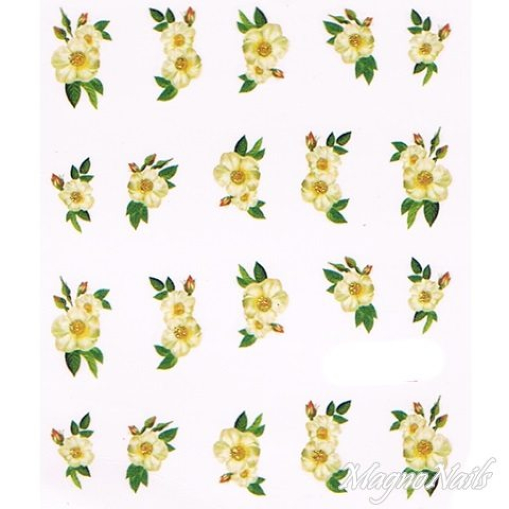 2D Nail Art One Stoke Sticker