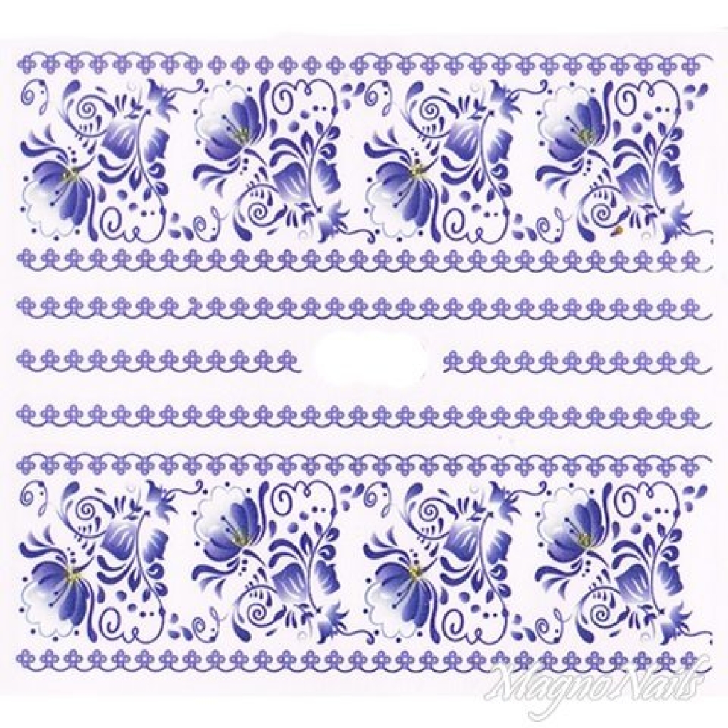2D Nail Art One Stoke Sticker