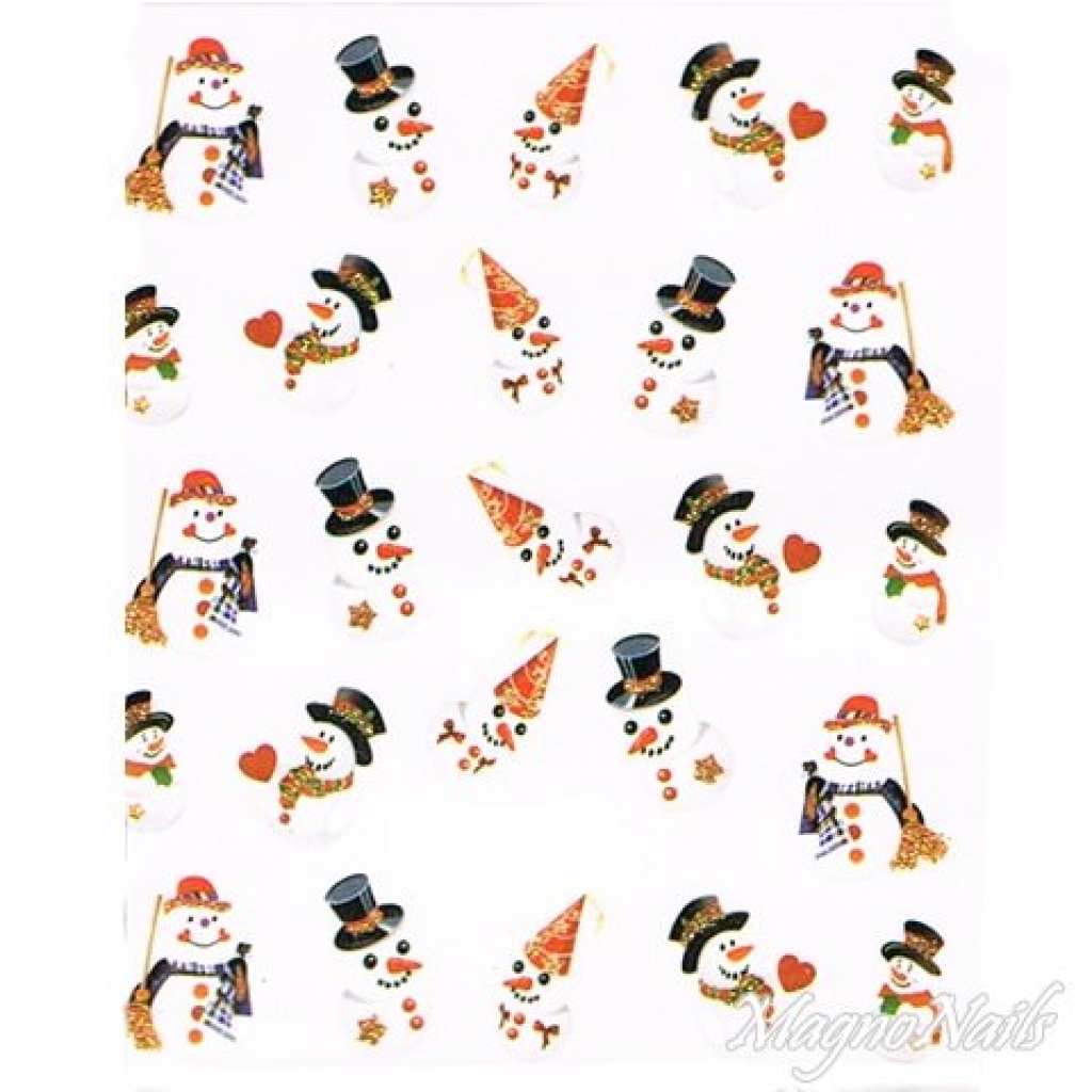 2D Nail Art One Stoke Sticker
