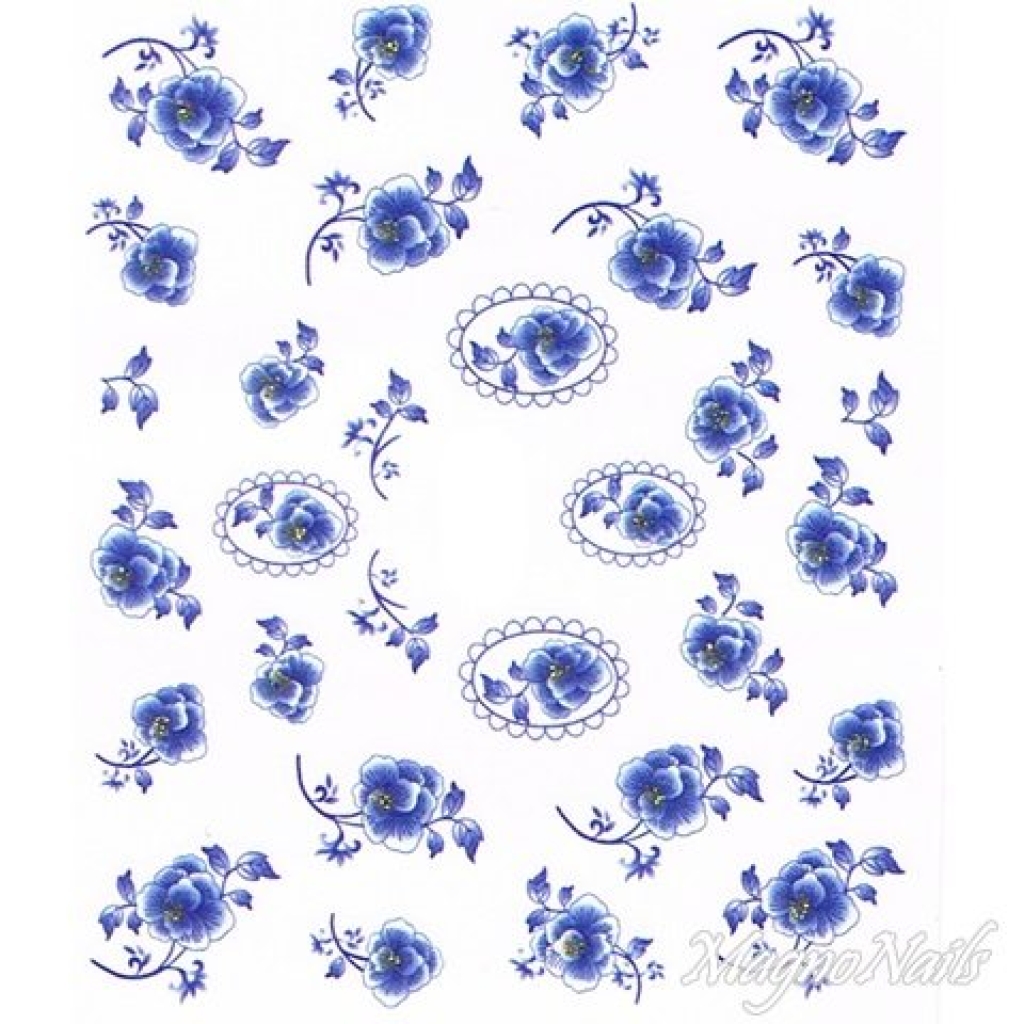 2D Nail Art One Stoke Sticker