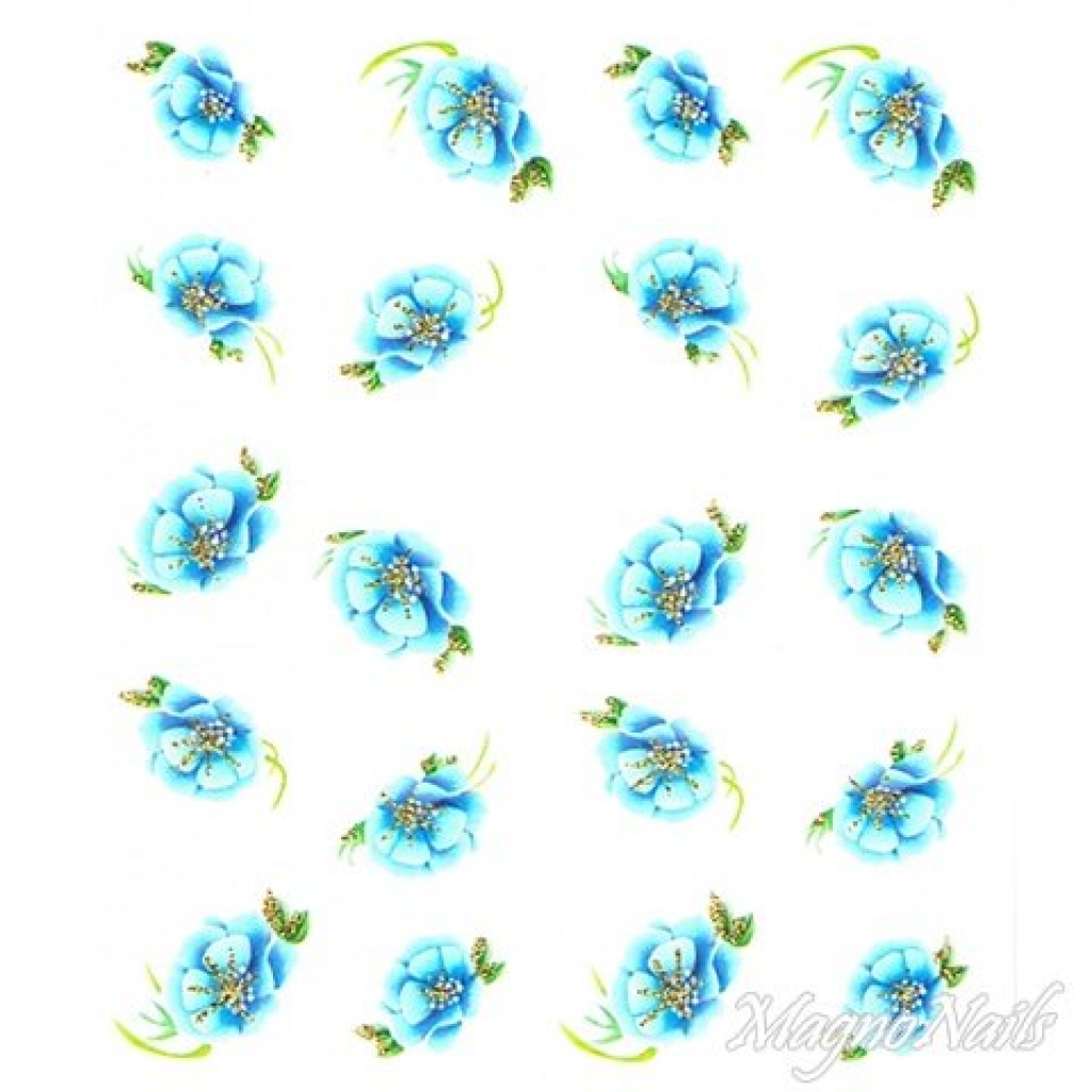 2D Nail Art One Stoke Sticker