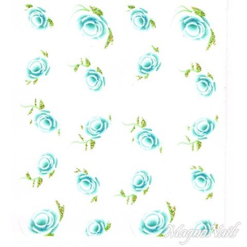 2D Nail Art One Stoke Sticker