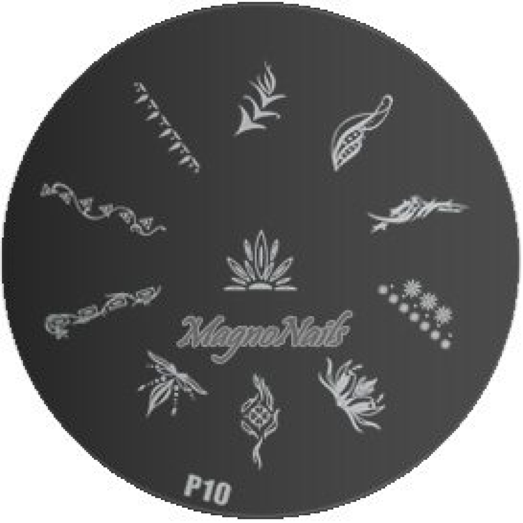 Nail Stamping Schablone P10