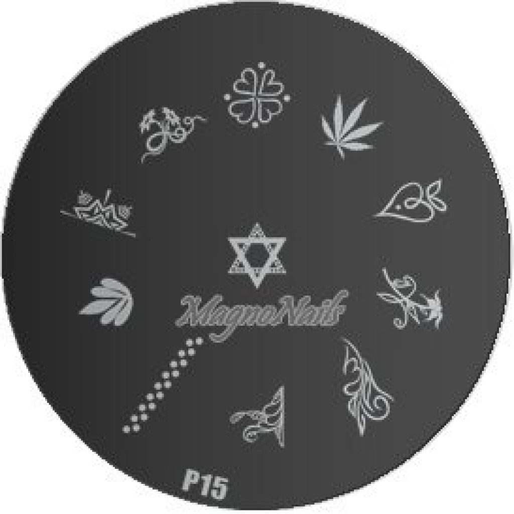 Nail Stamping Schablone P15