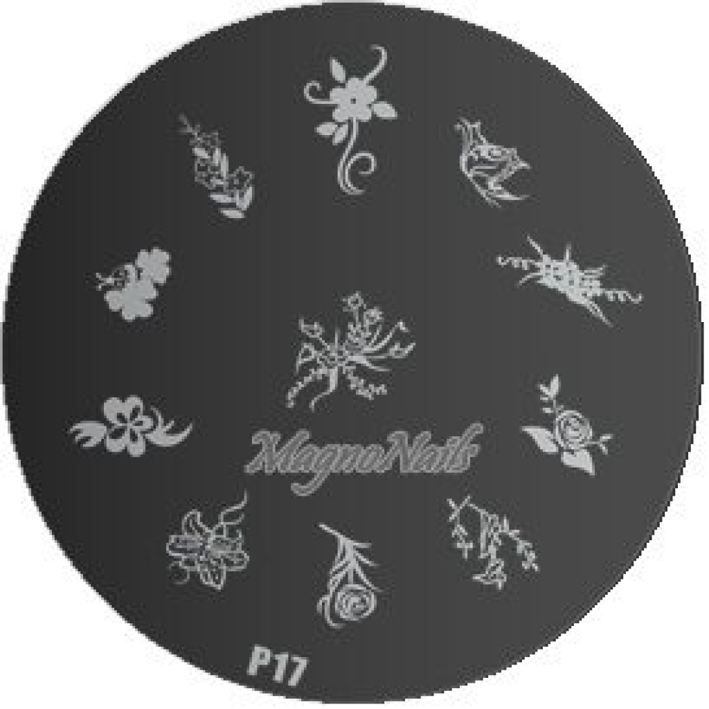 Nail Stamping Schablone P17