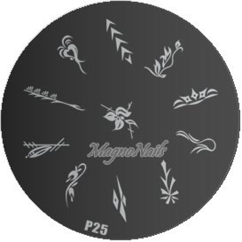 Nail Stamping Schablone P25