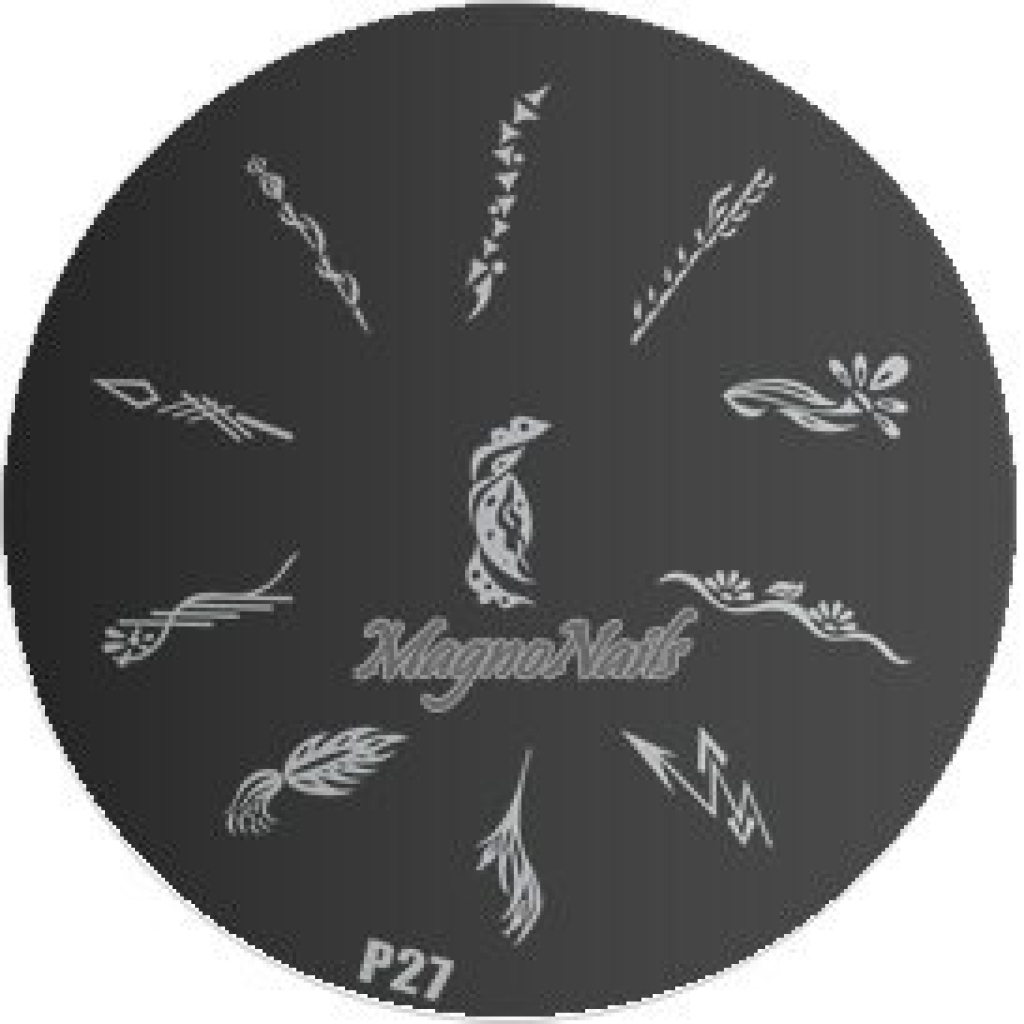 Nail Stamping Schablone P27