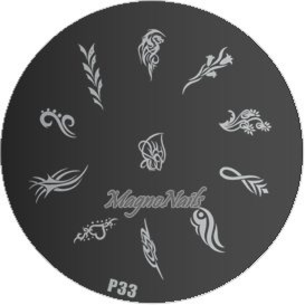 Nail Stamping Schablone P33