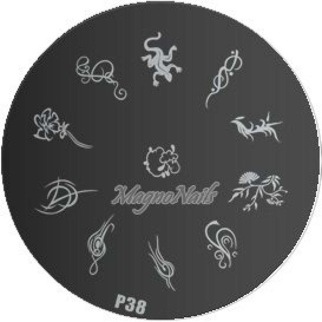Nail Stamping Schablone P38