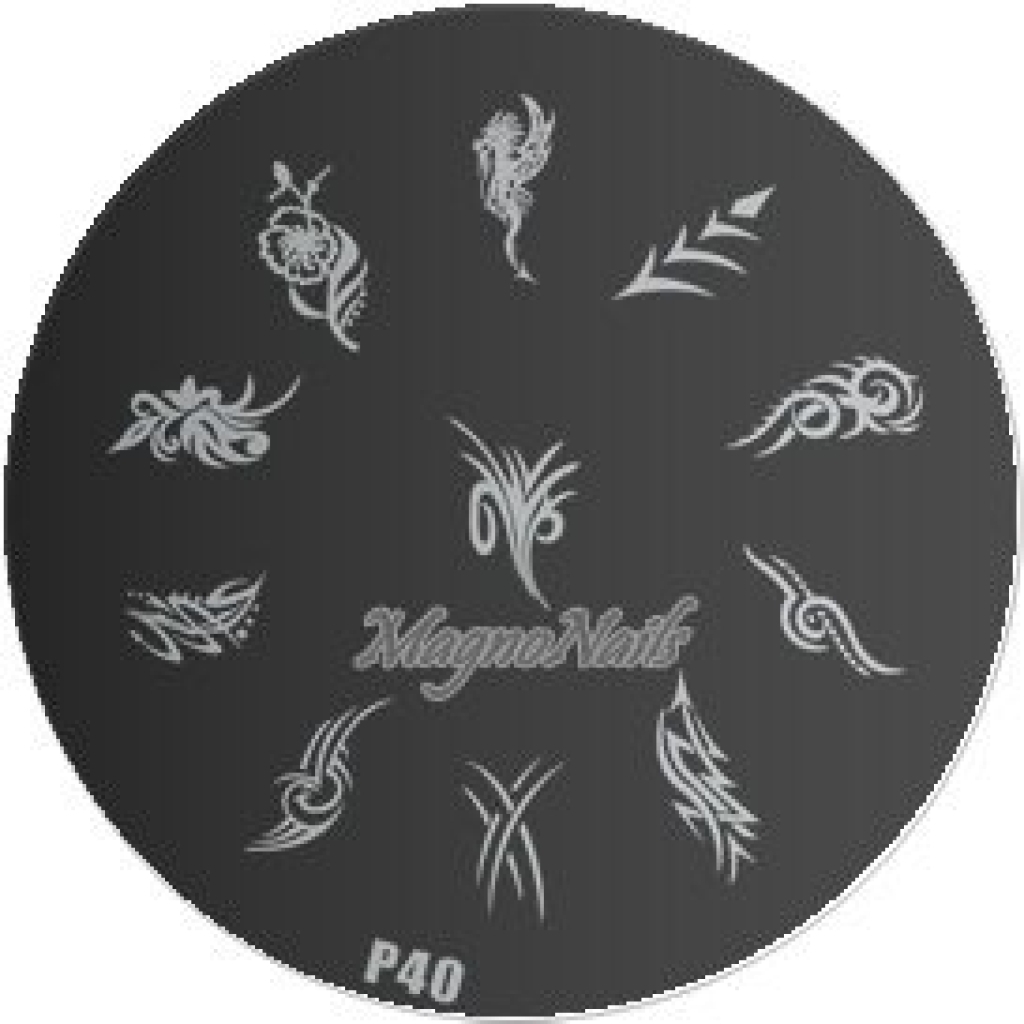 Nail Stamping Schablone P40