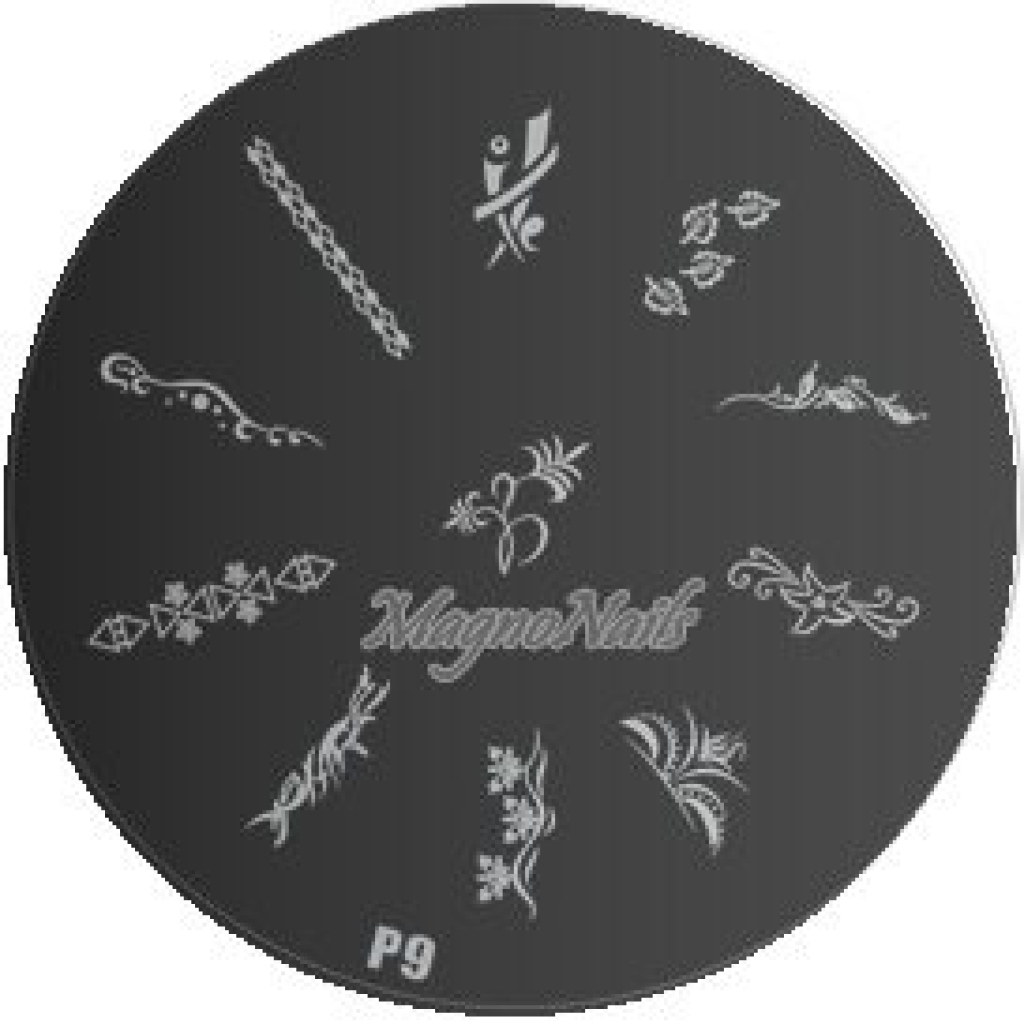 Nail Stamping Schablone P9