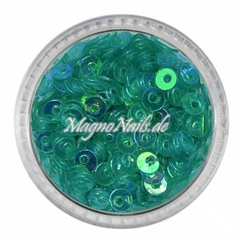 Nail Art Pailetten rund blau Nägel Nails Nailart Nageldesign Nagel GlitzerPailetten