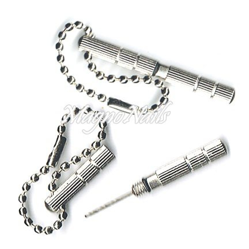 Nail Art Piercing Bohrer silber fein Nägel Nails Nailart Nageldesign 