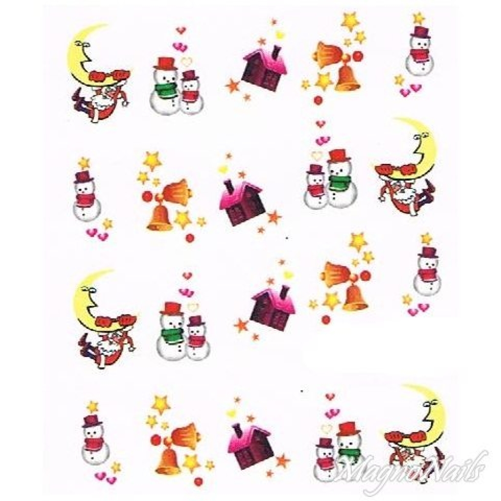 2D Nail Art One Stoke Sticker