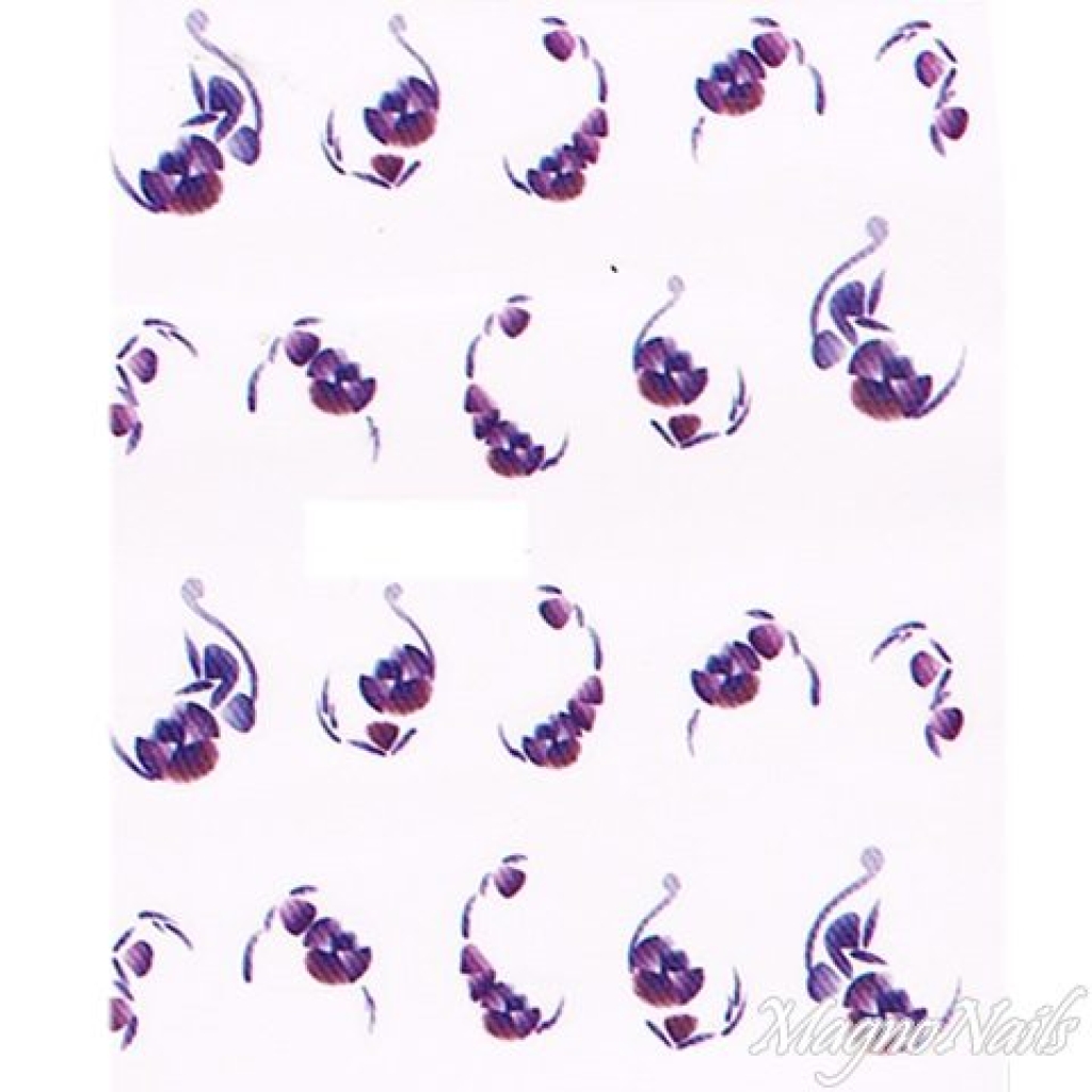 2D Nail Art One Stoke Sticker