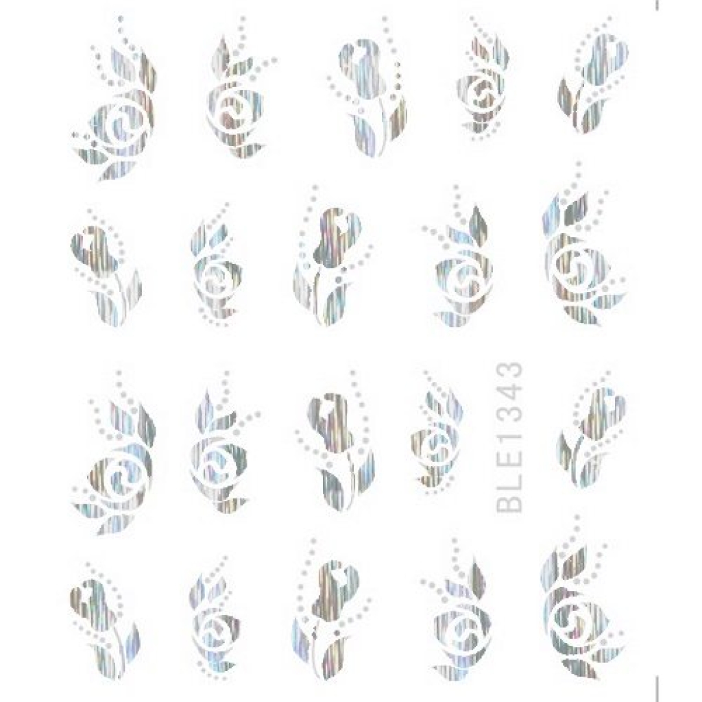 2D Nail Art One Stoke Sticker