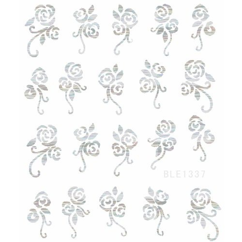 2D Nail Art One Stoke Sticker