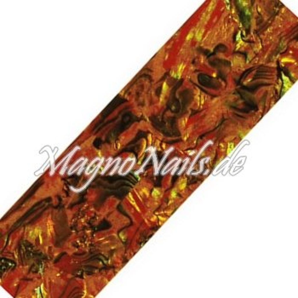 Mother of Pearl - Designer Perlmutt Streifen neonorange Nail Nagelstudio Nägel Nailart Nail art