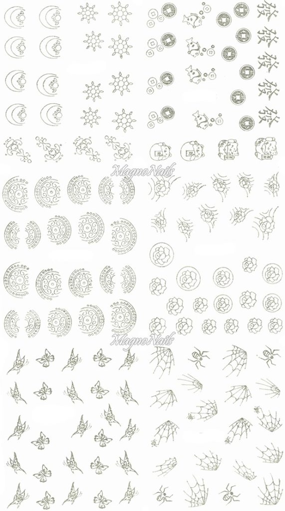 2D Nail Art Sticker