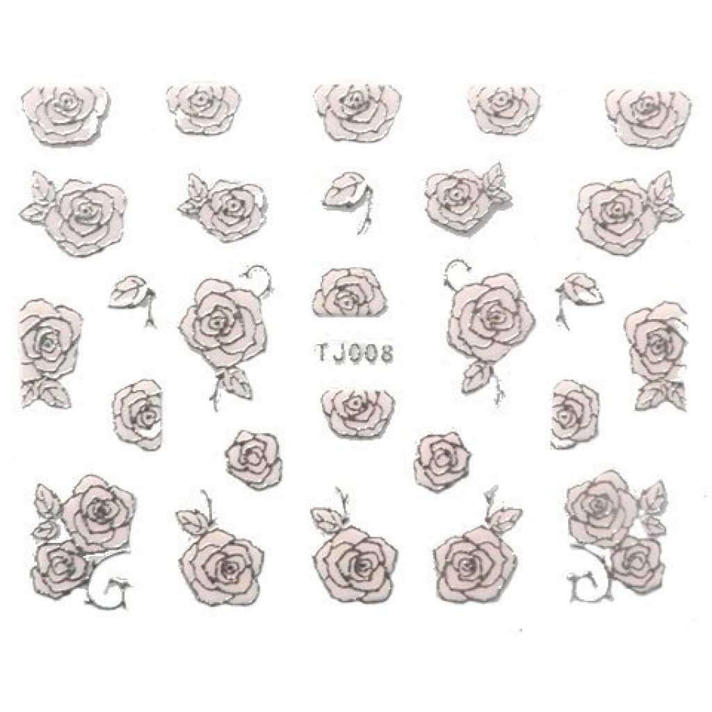 2D Nail Art Sticker