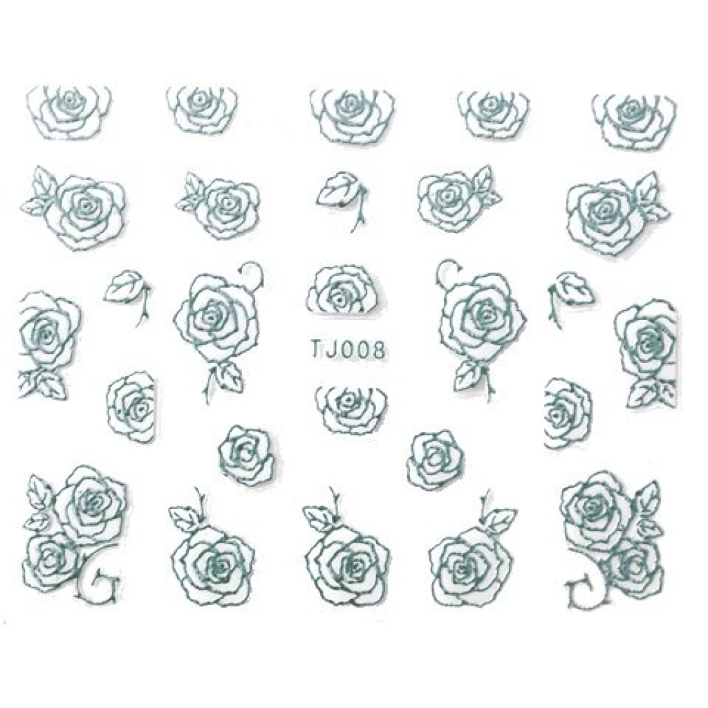 2D Nail Art Sticker