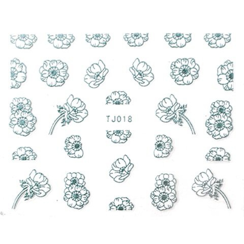 2D Nail Art Sticker