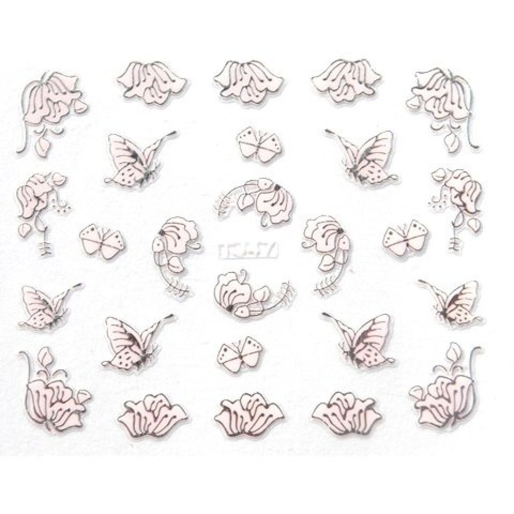 2D Nail Art Sticker