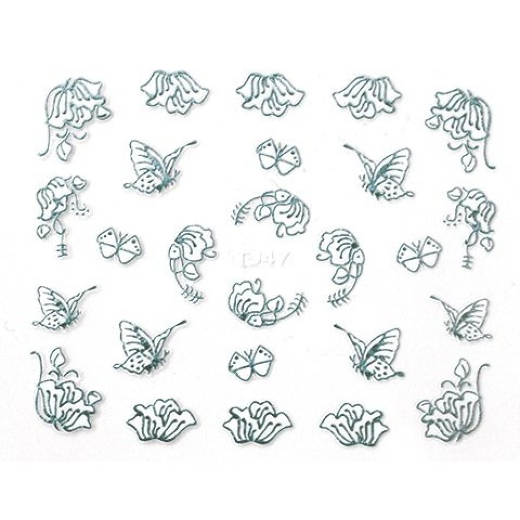 2D Nail Art Sticker