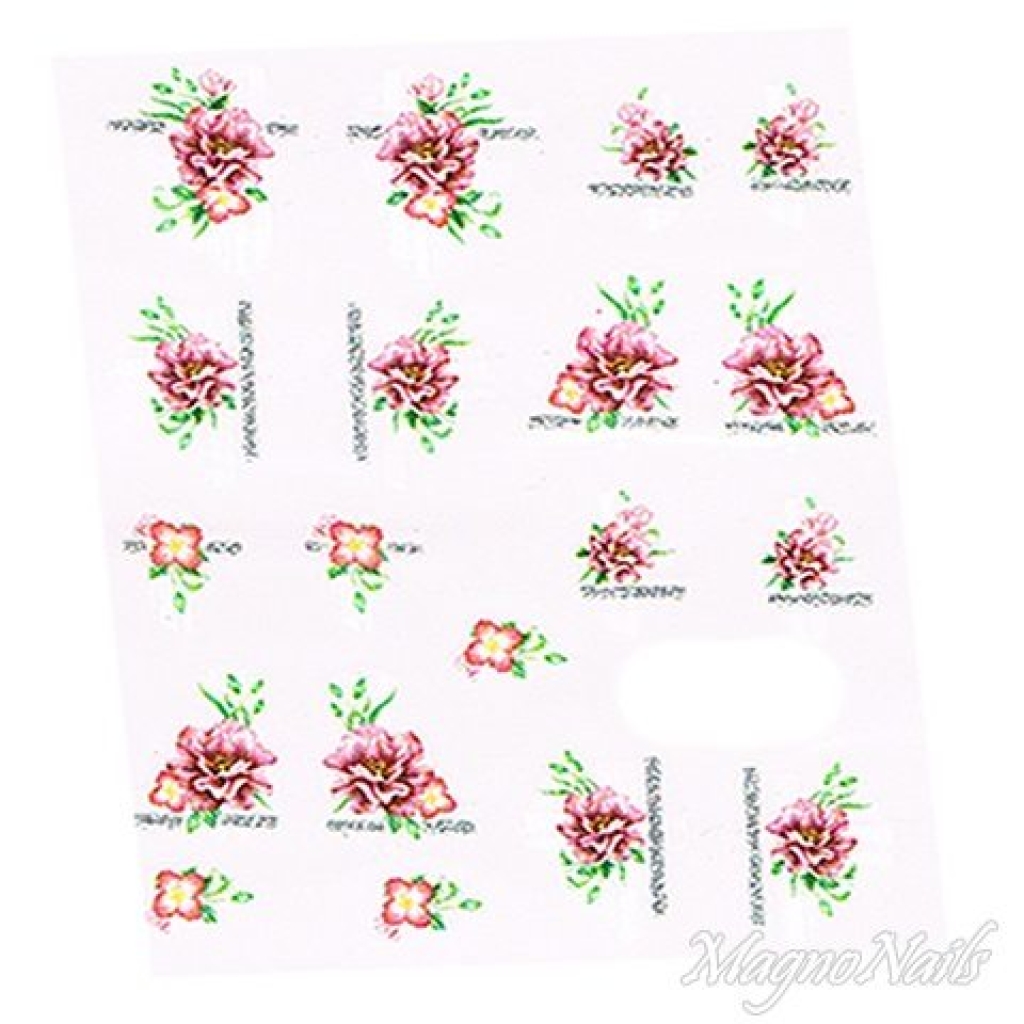 2D Nail Art One Stoke Sticker