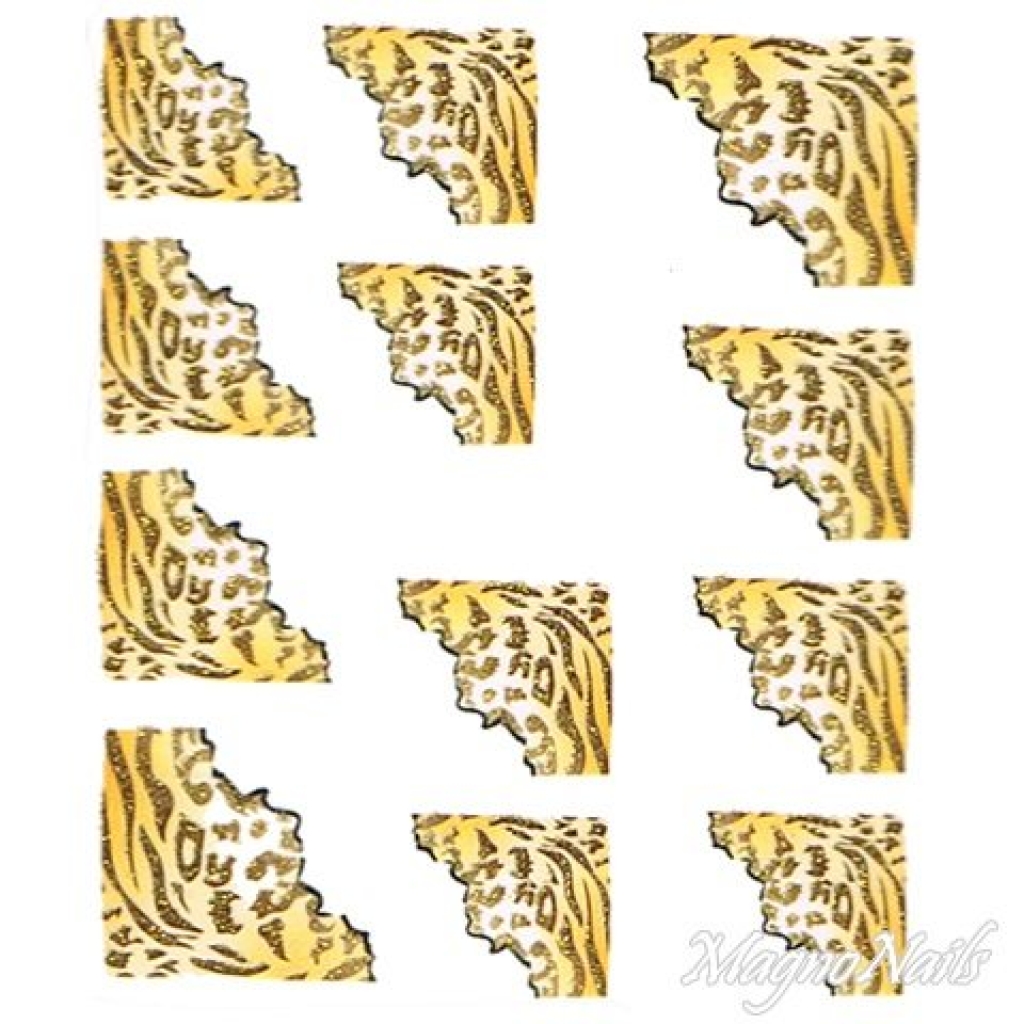 2D Nail Art One Stoke Sticker