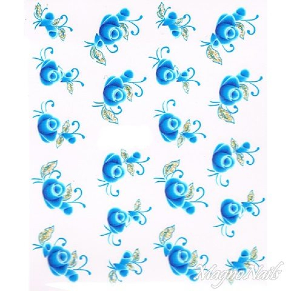 2D Nail Art One Stoke Sticker