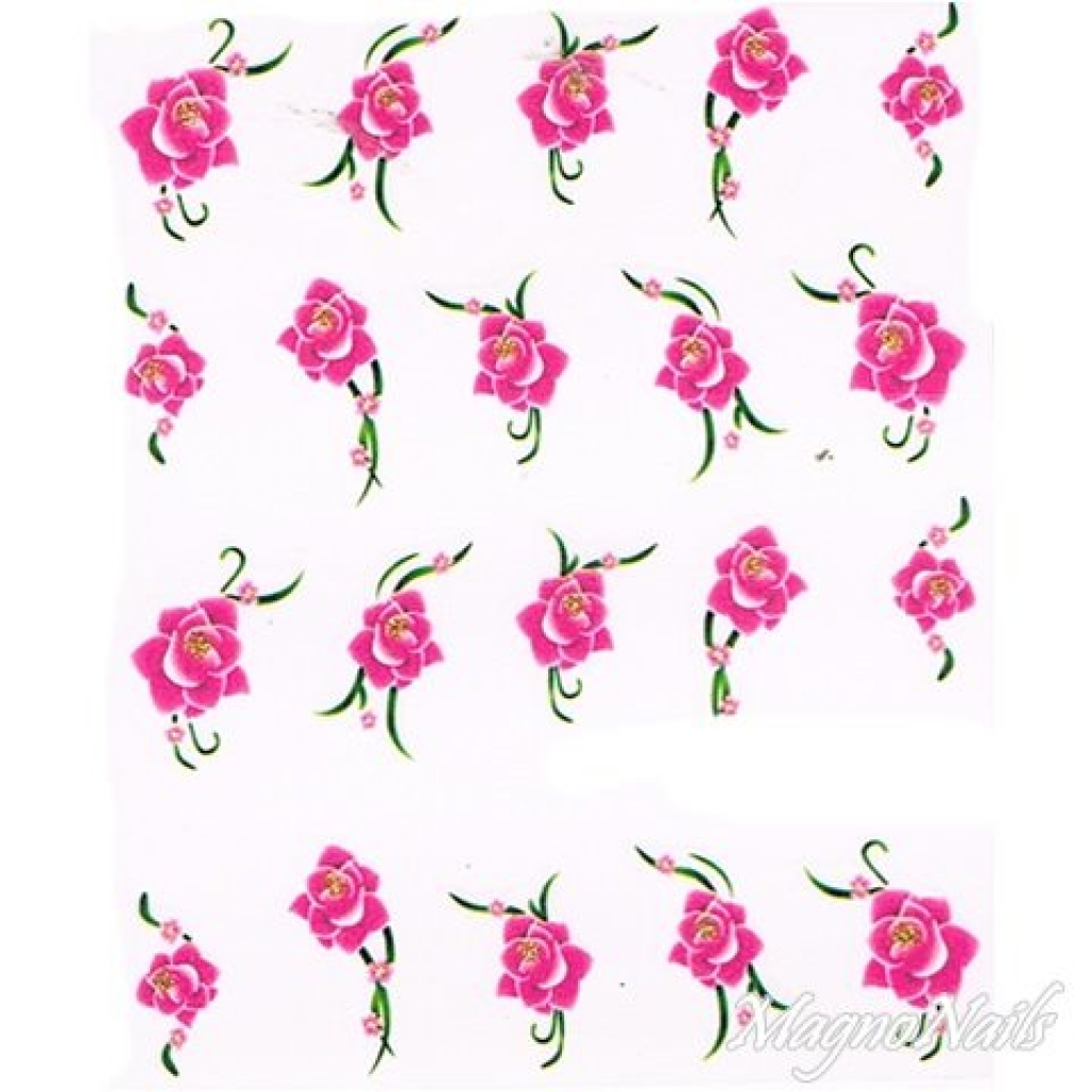 2D Nail Art One Stoke Sticker