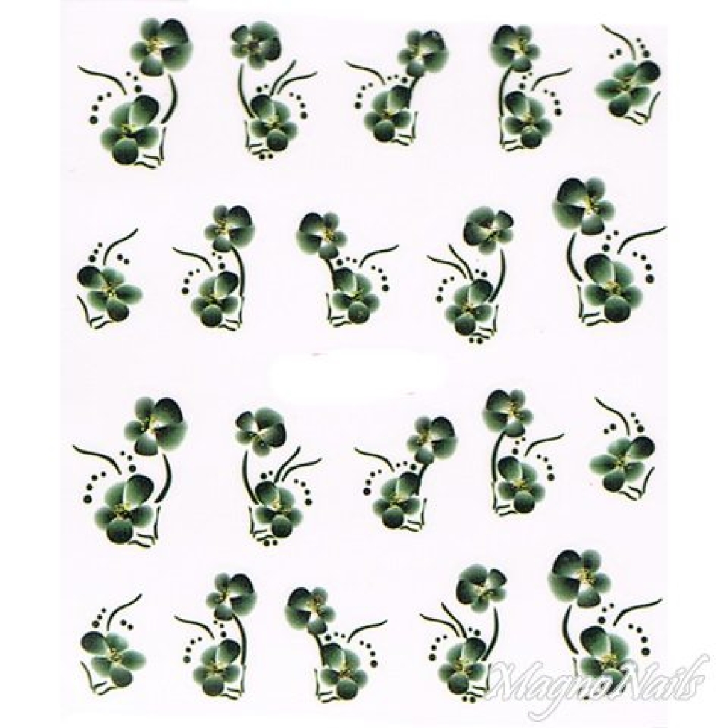 2D Nail Art One Stoke Sticker