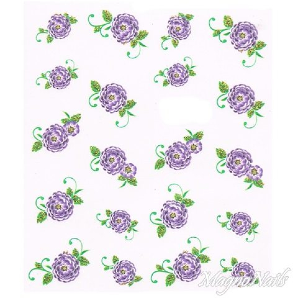2D Nail Art One Stoke Sticker