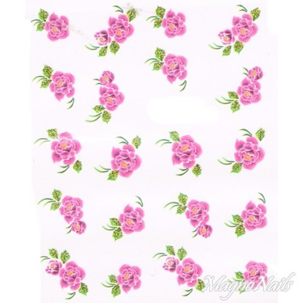 2D Nail Art One Stoke Sticker