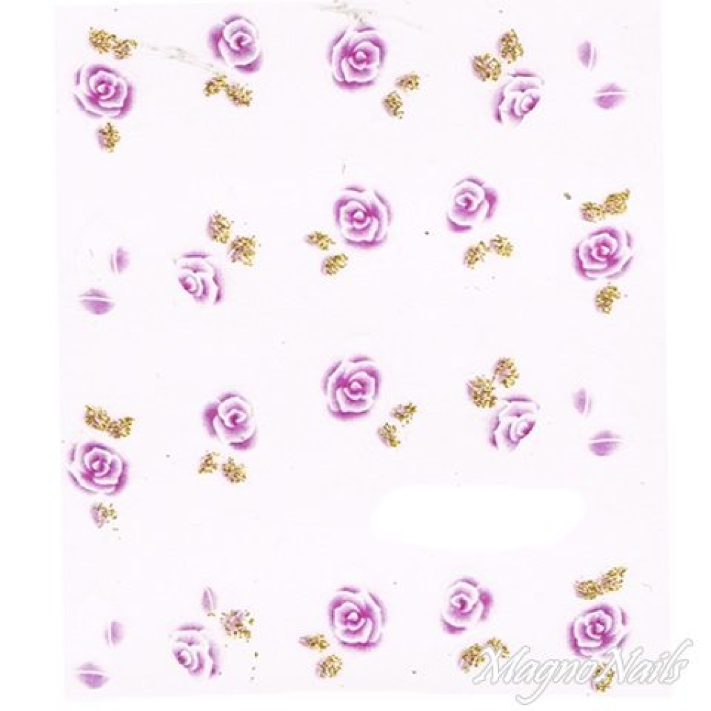 2D Nail Art One Stoke Sticker